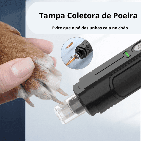 Moedor de Unhas LED Recarregável Pro