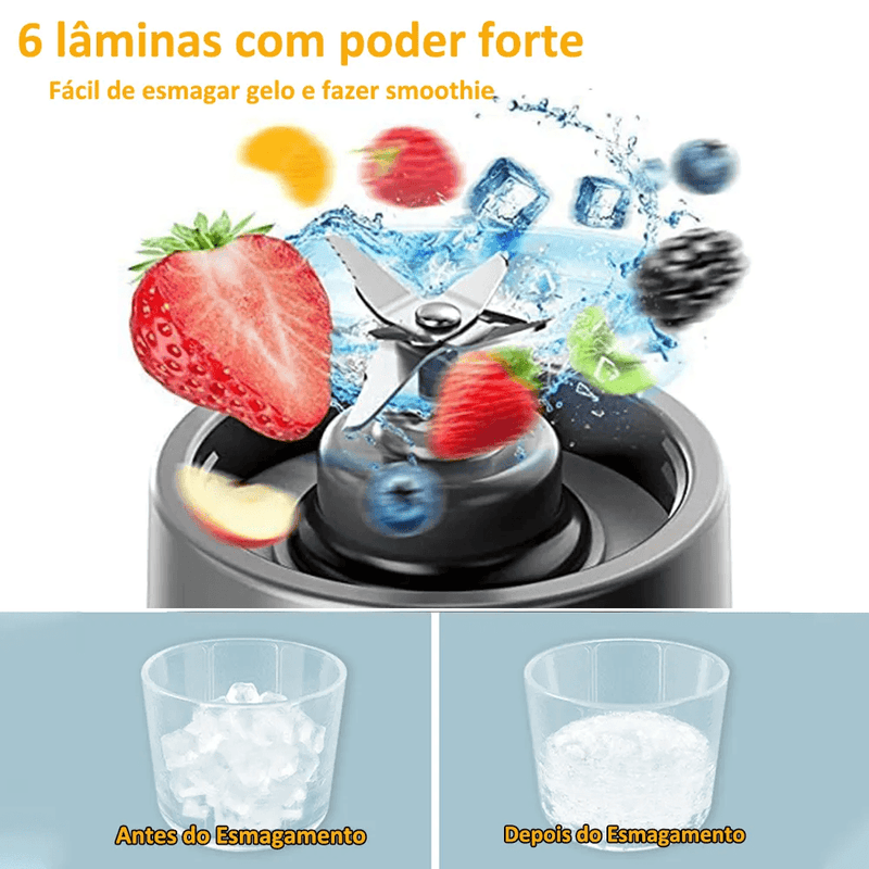 Mini liquidificador elétrico portátil - Compras Agil