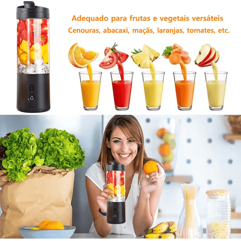 Mini liquidificador elétrico portátil - Compras Agil